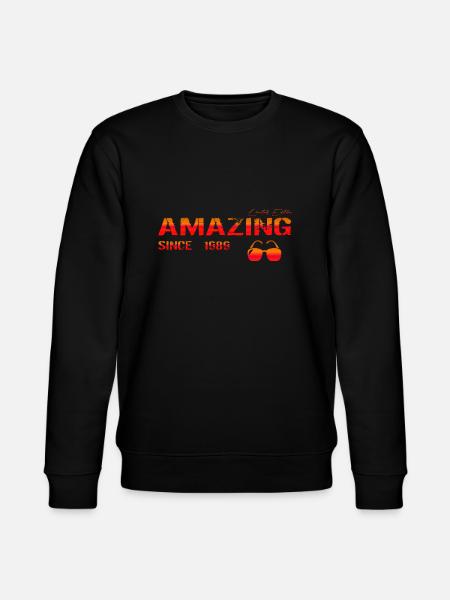 Amazing since 1989 - Stanley/Stella CHANGER Unisex Organic Sweatshirt - black