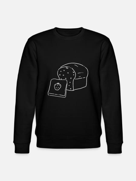 White bread jam SKizze - Stanley/Stella CHANGER Unisex Organic Sweatshirt - black