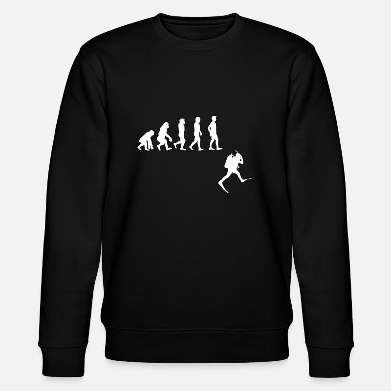 Evolution Freediving Free Diving Plongée - Stanley/Stella CHANGER Unisex Organic Sweatshirt - black