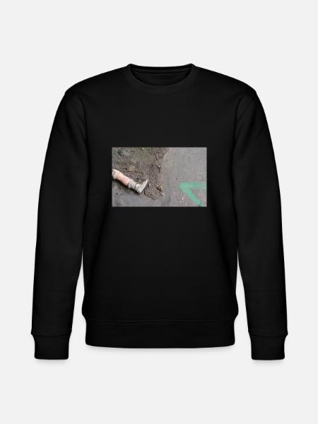 the missing doll's leg - Stanley/Stella CHANGER Unisex Organic Sweatshirt - black