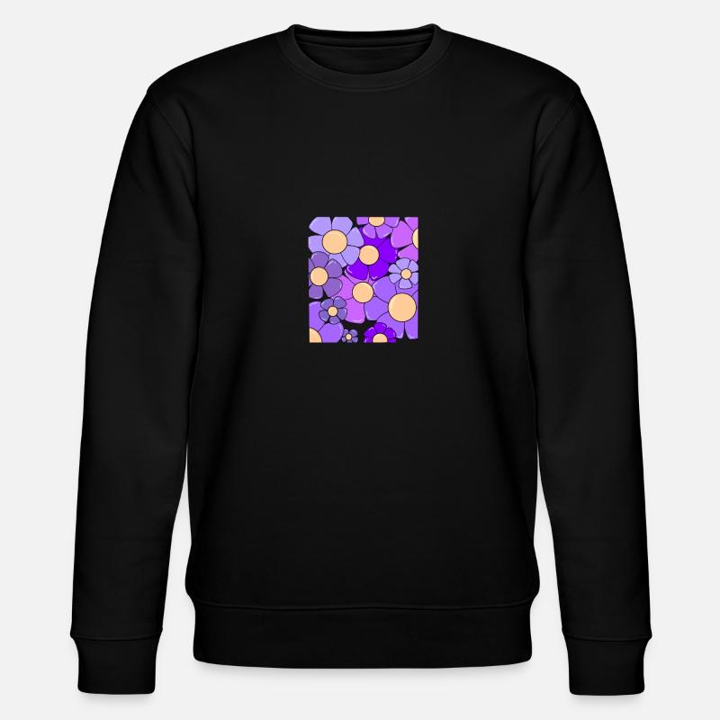 Blumen United - Stanley/Stella Unisex Bio-Sweatshirt CHANGER  - Schwarz