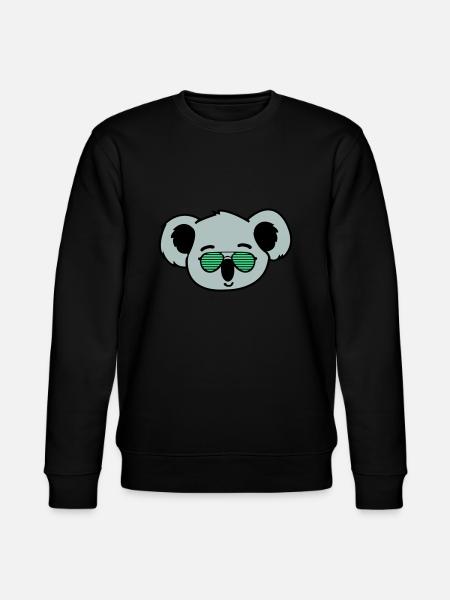koala cool - Stanley/Stella Unisex Bio-Sweatshirt CHANGER - Schwarz