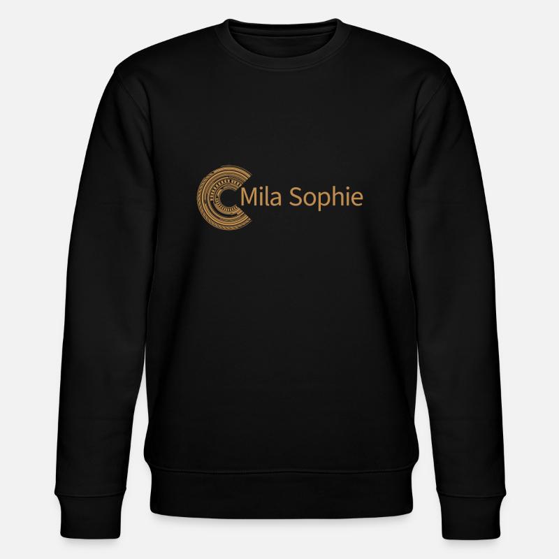 Für Mila Sophie - Stanley/Stella Unisex Bio-Sweatshirt CHANGER  - Schwarz