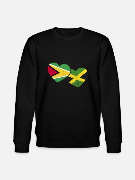 Guyana Flag Guyanese Guyana - Stanley/Stella CHANGER Unisex Organic Sweatshirt - black