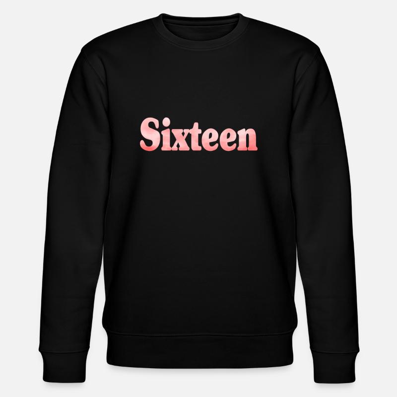 16e anniversaire seize cadeau - Sweat bio CHANGER Stanley/Stella Unisexe - noir