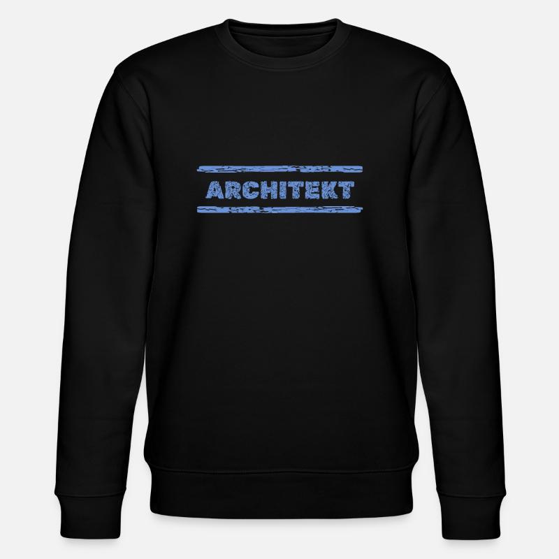 Architekt als Beruf - Stanley/Stella Unisex Bio-Sweatshirt CHANGER  - Schwarz