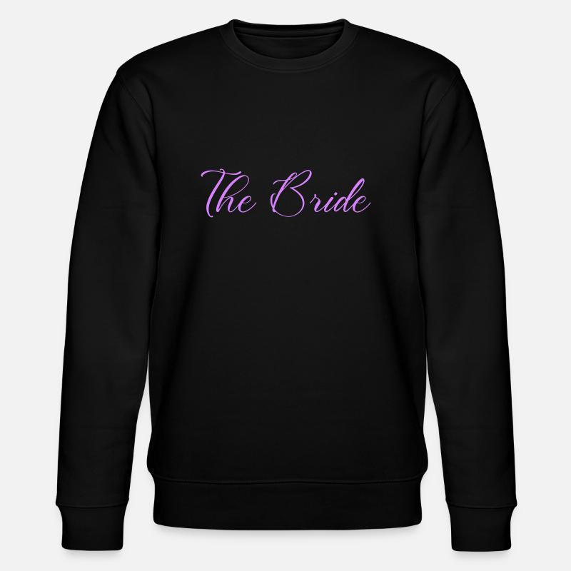 the bride - Stanley/Stella Unisex Bio-Sweatshirt CHANGER  - Schwarz