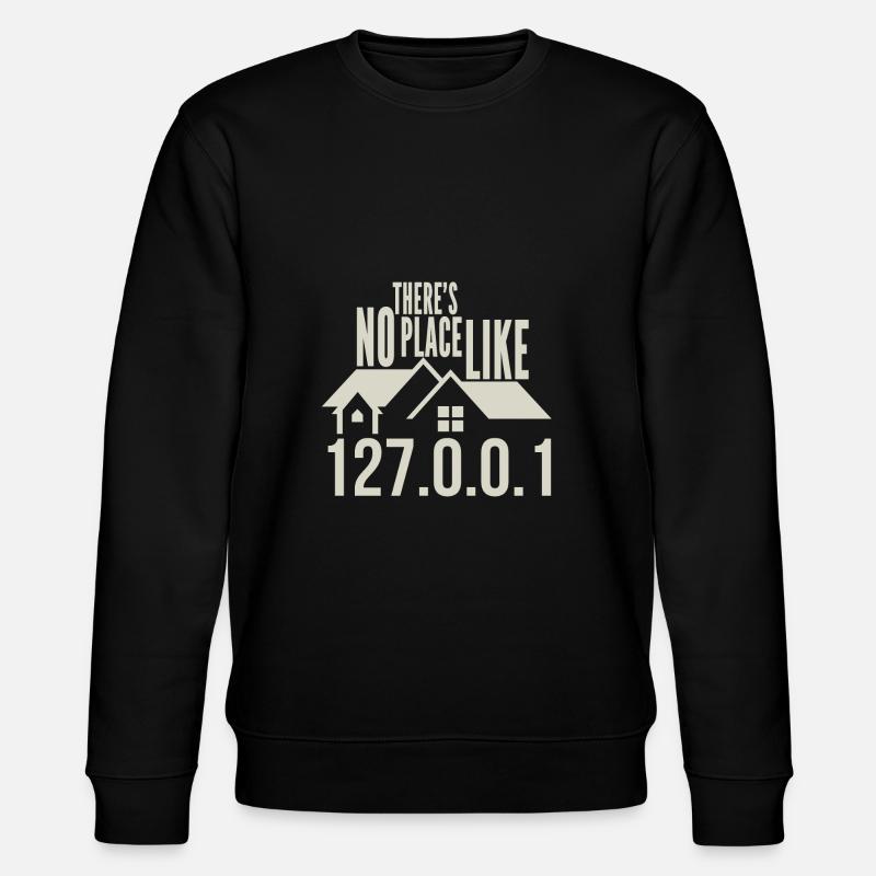 127.0.0.1 Localhost - Stanley/Stella Unisex Bio-Sweatshirt CHANGER  - Schwarz