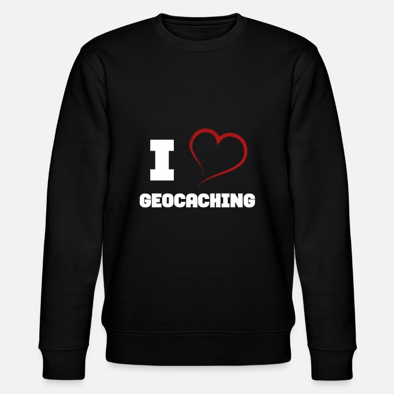J'aime le geocaching - Sweat bio CHANGER Stanley/Stella Unisexe - noir