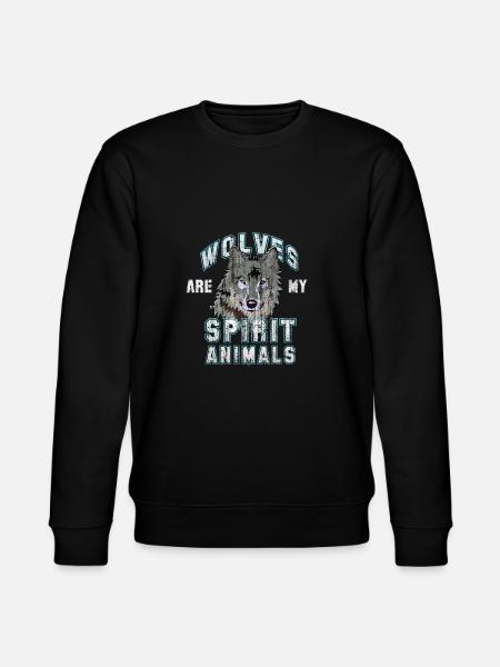Wolf Wolves - Stanley/Stella CHANGER Unisex Organic Sweatshirt - black