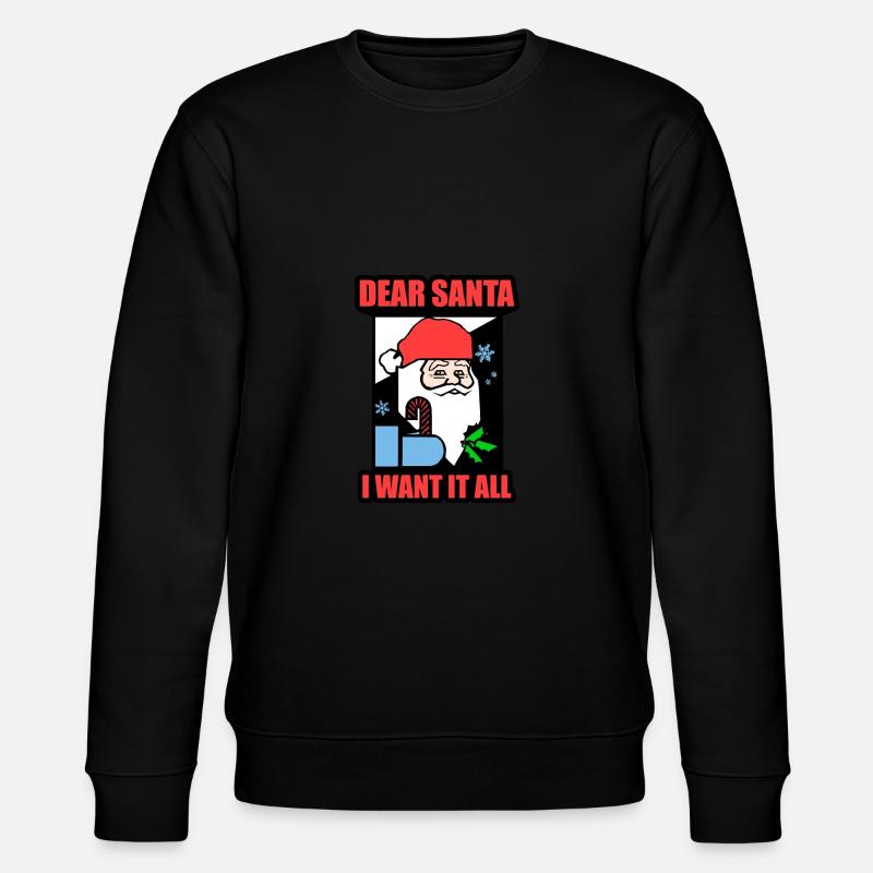 Wunschzettel - Stanley/Stella Unisex Bio-Sweatshirt CHANGER  - Schwarz