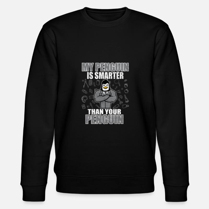 Pinguin Bildung - Stanley/Stella Unisex Bio-Sweatshirt CHANGER  - Schwarz