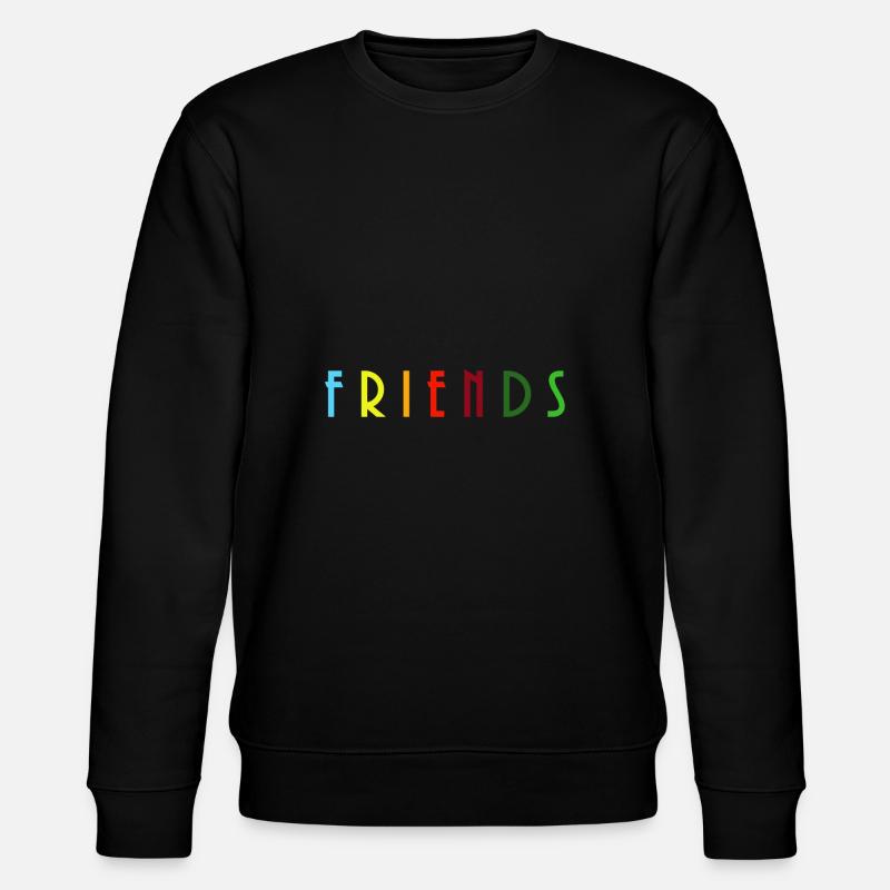 Friends - Stanley/Stella Unisex Bio-Sweatshirt CHANGER  - Schwarz