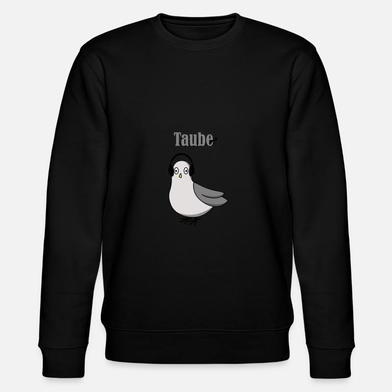Taube - Stanley/Stella Unisex Bio-Sweatshirt CHANGER  - Schwarz