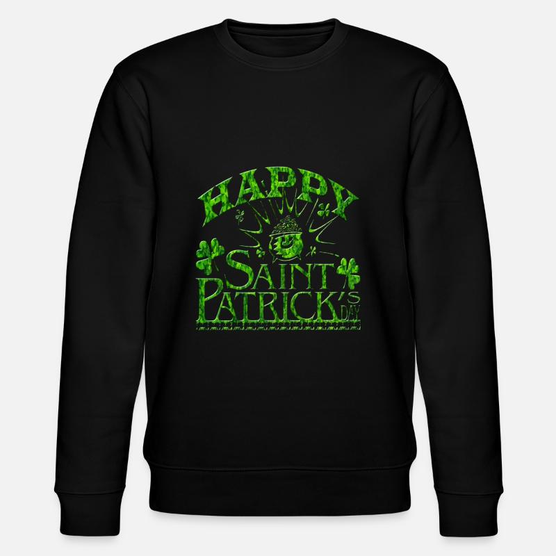 St Patricks Day - Sweat bio CHANGER Stanley/Stella Unisexe - noir