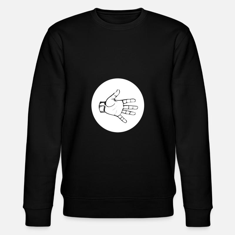 PAPIER (w) - Stanley/Stella Unisex Bio-Sweatshirt CHANGER - Schwarz