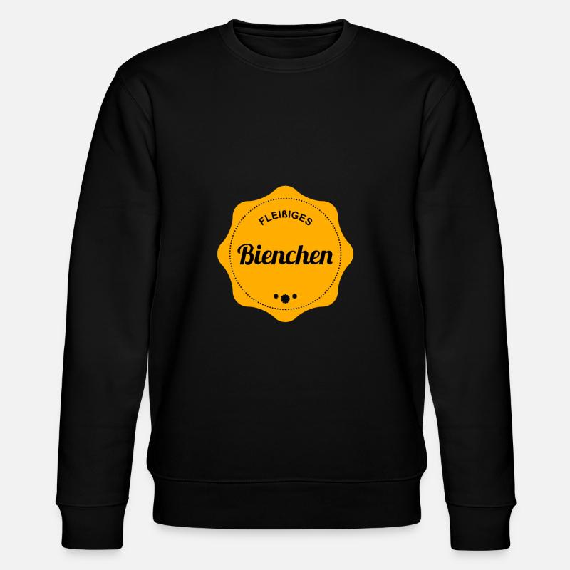 Fleißiges Bienchen - Stanley/Stella Unisex Bio-Sweatshirt CHANGER  - Schwarz