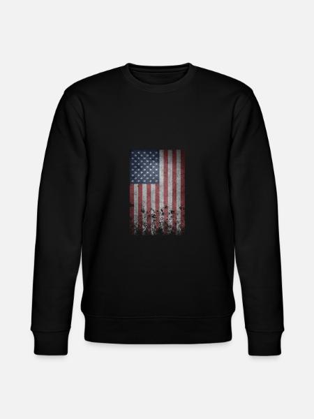 Etats-Unis Amérique Drapeau - Sweat bio CHANGER Stanley/Stella Unisexe - noir