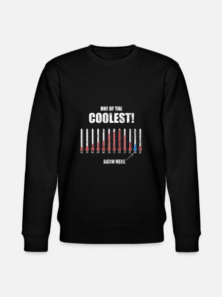 Født i november - Stanley/Stella økologisk unisex-sweatshirt CHANGER  - sort