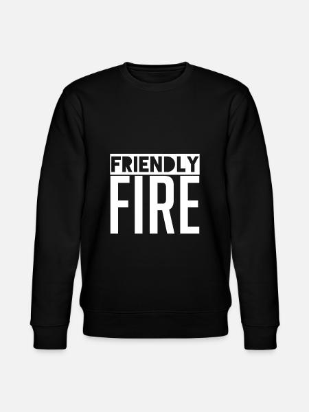 Friendly Fire - Gaming Gamer - Stanley/Stella CHANGER Unisex Organic Sweatshirt - black