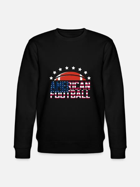 American football - Stanley/Stella CHANGER Unisex Organic Sweatshirt - black