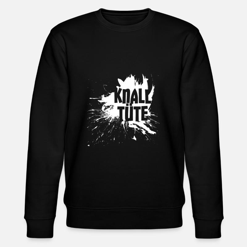 Knalltüte - Stanley/Stella Unisex Bio-Sweatshirt CHANGER  - Schwarz