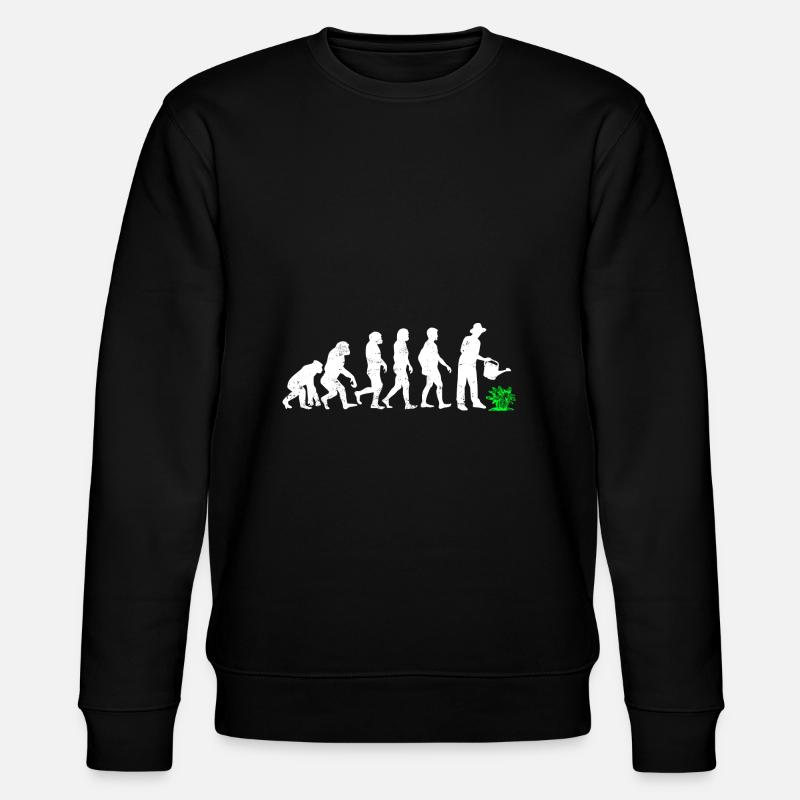 Evolution Gardener Gardening - Stanley/Stella CHANGER Unisex Organic Sweatshirt - black