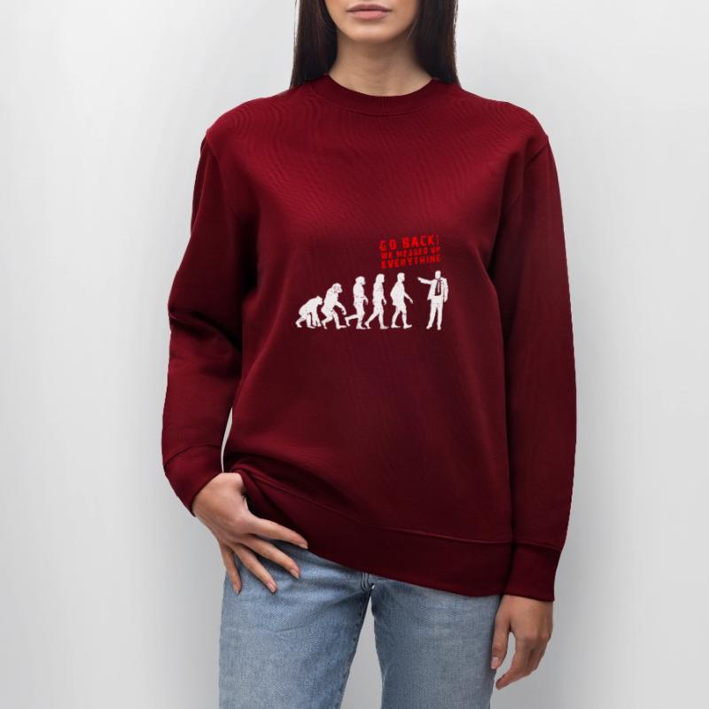 Evolution of Messed Up Evolution Stanley/Stella Unisex Bio-Sweatshirt CHANGER 