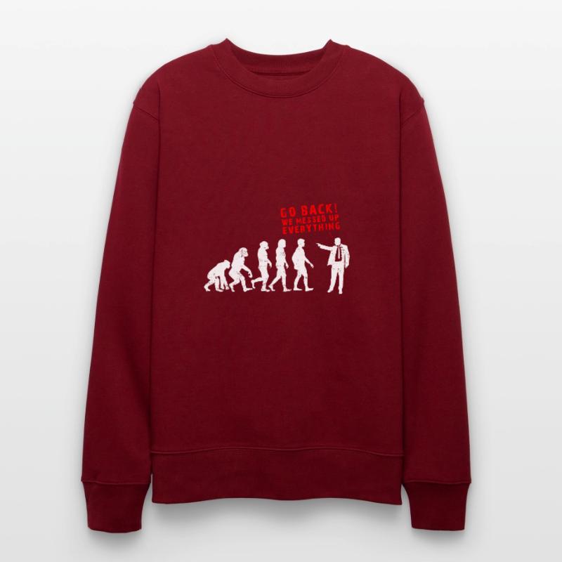 Evolution of Messed Up Evolution Stanley/Stella Unisex Bio-Sweatshirt CHANGER 