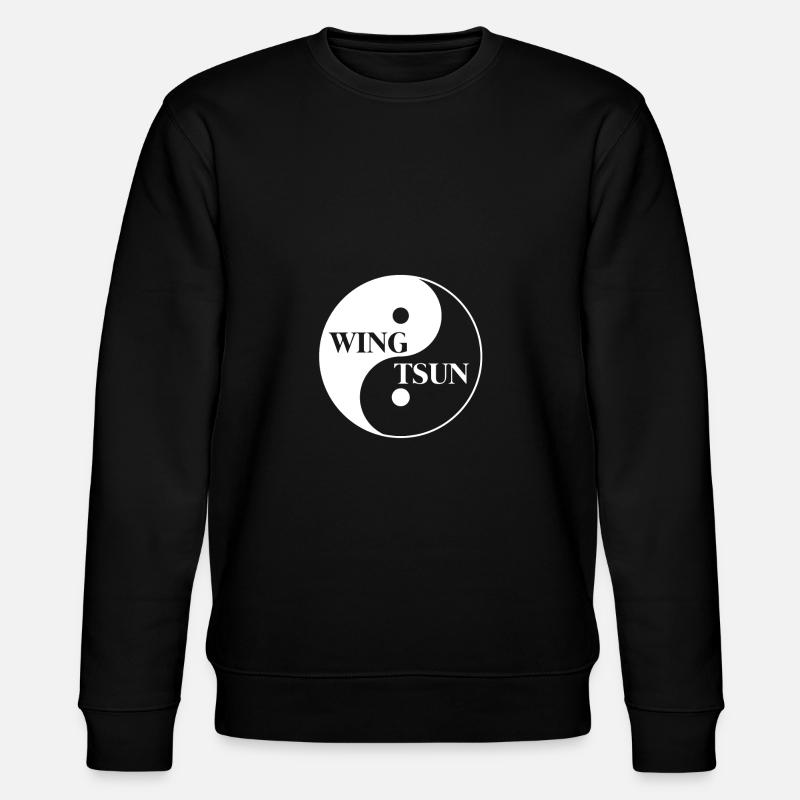 WingTsun Kämpfer - Stanley/Stella Unisex Bio-Sweatshirt CHANGER  - Schwarz