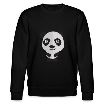 Animals Tiere Animal Print Nature 34 - Stanley/Stella Unisex Bio-Sweatshirt CHANGER  - Schwarz - Vorne - Nik (191cm) & Marisol (170cm)