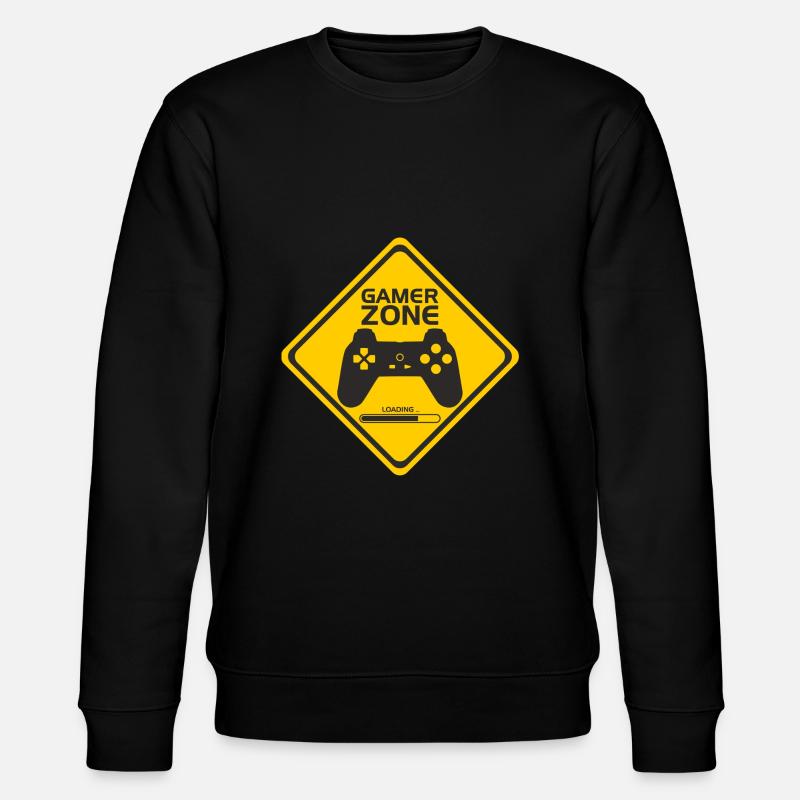 GAMER ZONE ! - Stanley/Stella Unisex Bio-Sweatshirt CHANGER  - Schwarz