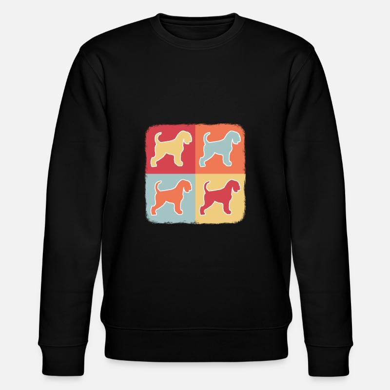 Schnauzer - Stanley/Stella Unisex Bio-Sweatshirt CHANGER  - Schwarz