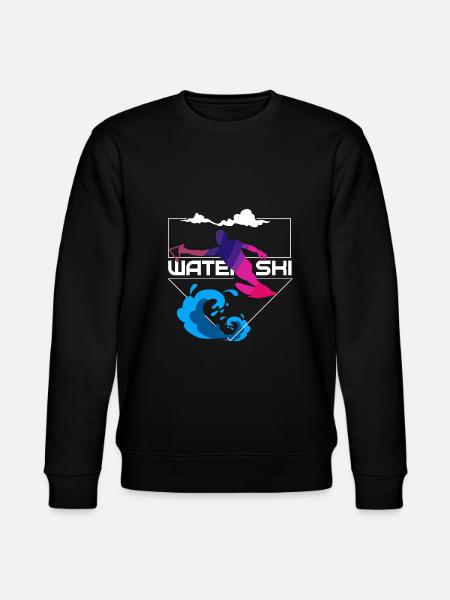 Wascherschi Waterski - Stanley/Stella Unisex Bio-Sweatshirt CHANGER  - Schwarz