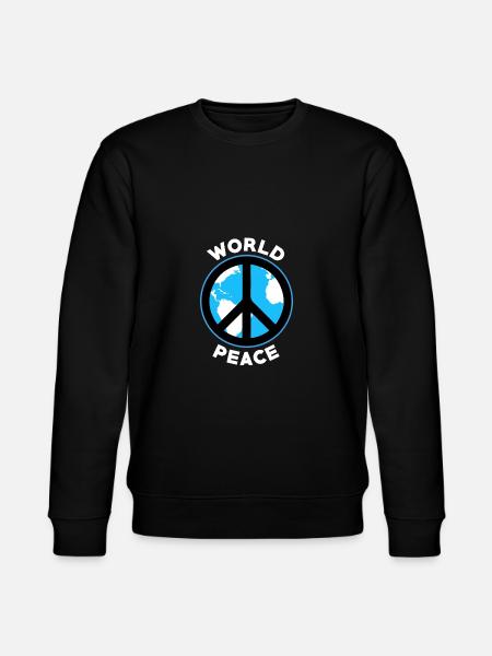 Peace, peace, freedom - Stanley/Stella CHANGER Unisex Organic Sweatshirt - black
