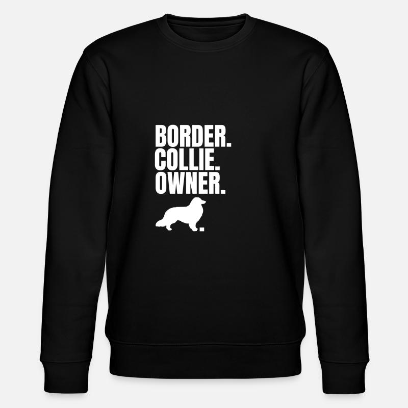 Border Collie Propriétaire - Sweat bio CHANGER Stanley/Stella Unisexe - noir