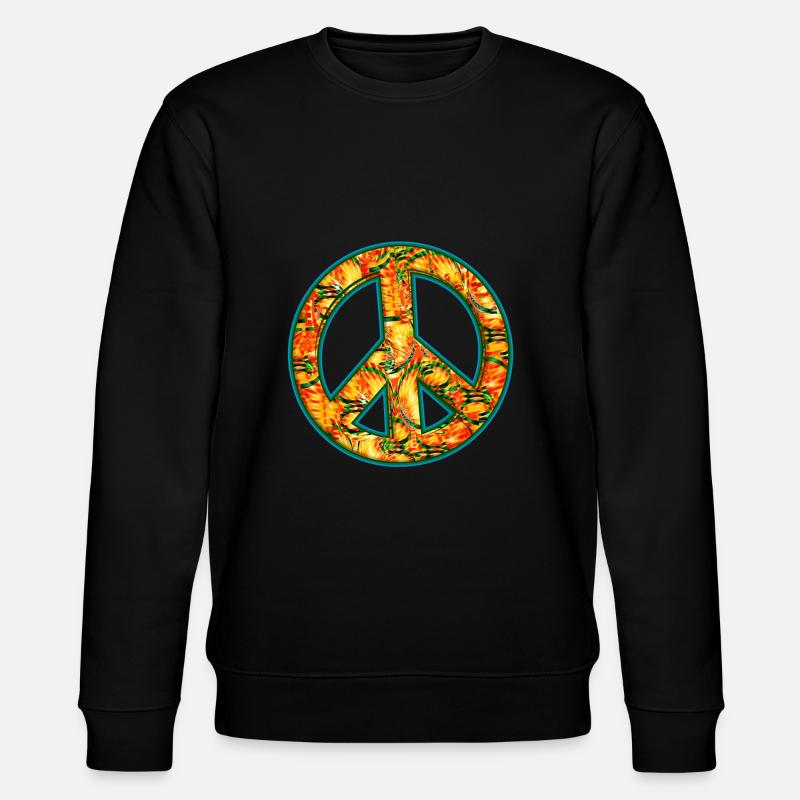 Peace - Stanley/Stella Unisex Bio-Sweatshirt CHANGER  - Schwarz