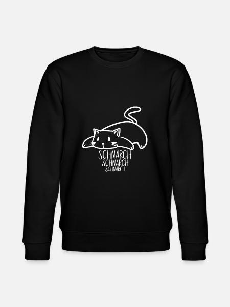 Funny cats shirt gift - Stanley/Stella CHANGER Unisex Organic Sweatshirt - black