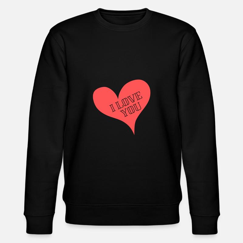 i love you - Sweat bio CHANGER Stanley/Stella Unisexe - noir