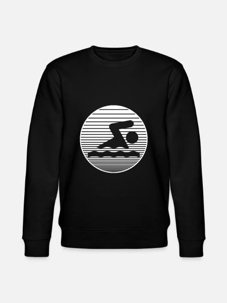 swim - Stanley/Stella CHANGER Unisex Organic Sweatshirt - black