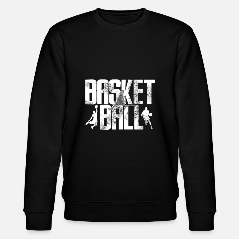 Basketball - Stanley/Stella Unisex Bio-Sweatshirt CHANGER  - Schwarz