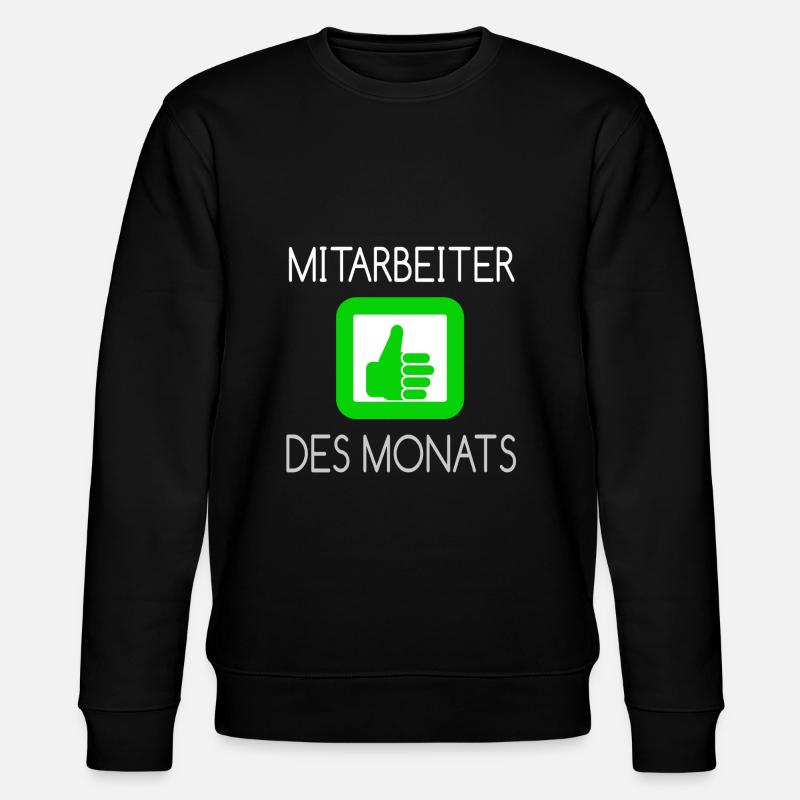 Mitarbeiter des Monats - Stanley/Stella Unisex Bio-Sweatshirt CHANGER  - Schwarz