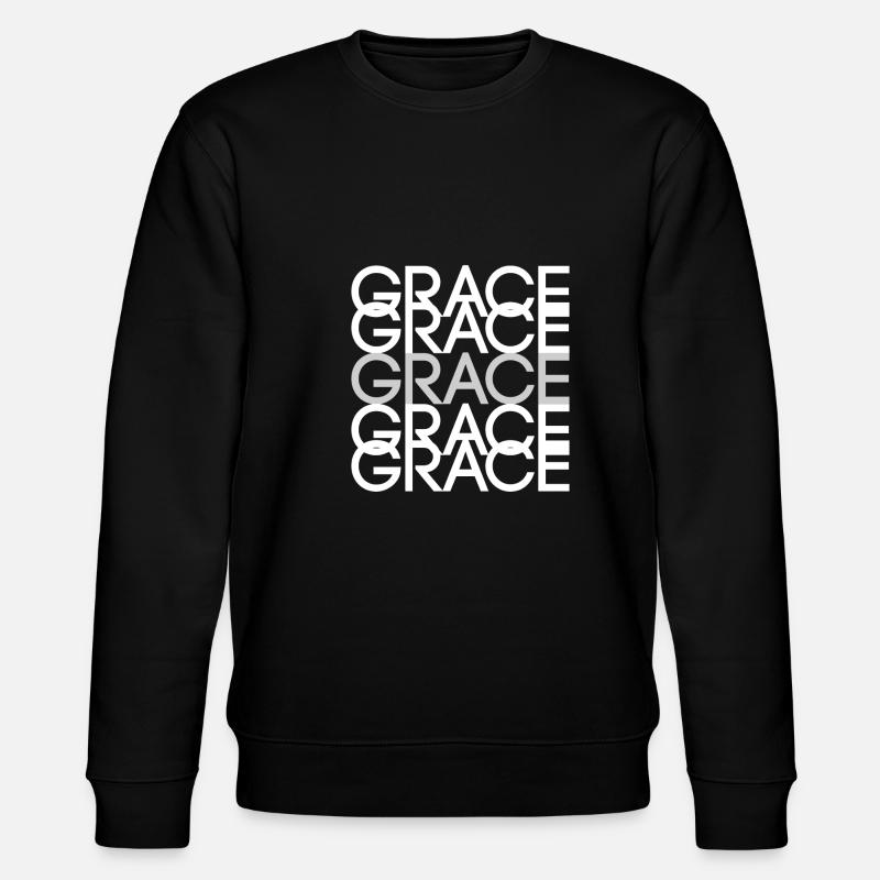 grace grace grace grace - Stanley/Stella Unisex Bio-Sweatshirt CHANGER - Schwarz