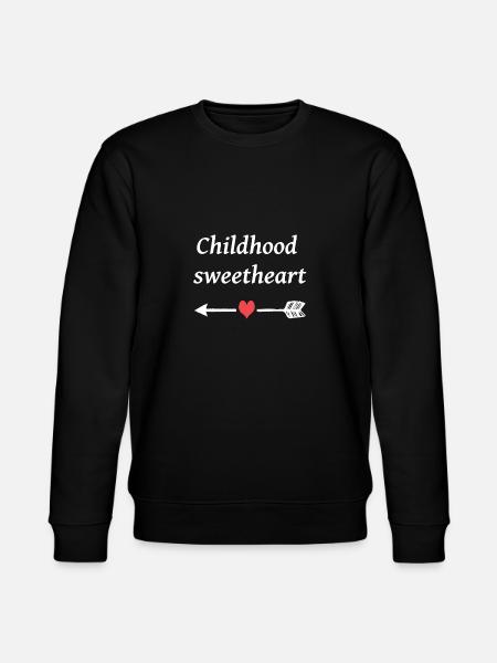 childhood sweetheart - Sandbox love - Stanley/Stella CHANGER Unisex Organic Sweatshirt - black