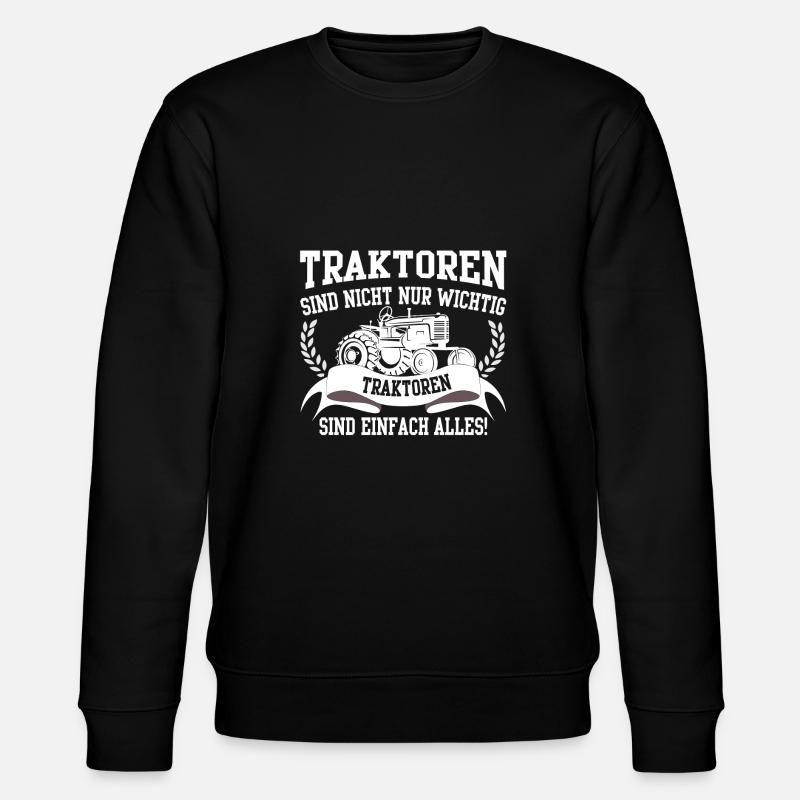 TRAKTOR - Stanley/Stella Unisex Bio-Sweatshirt CHANGER  - Schwarz
