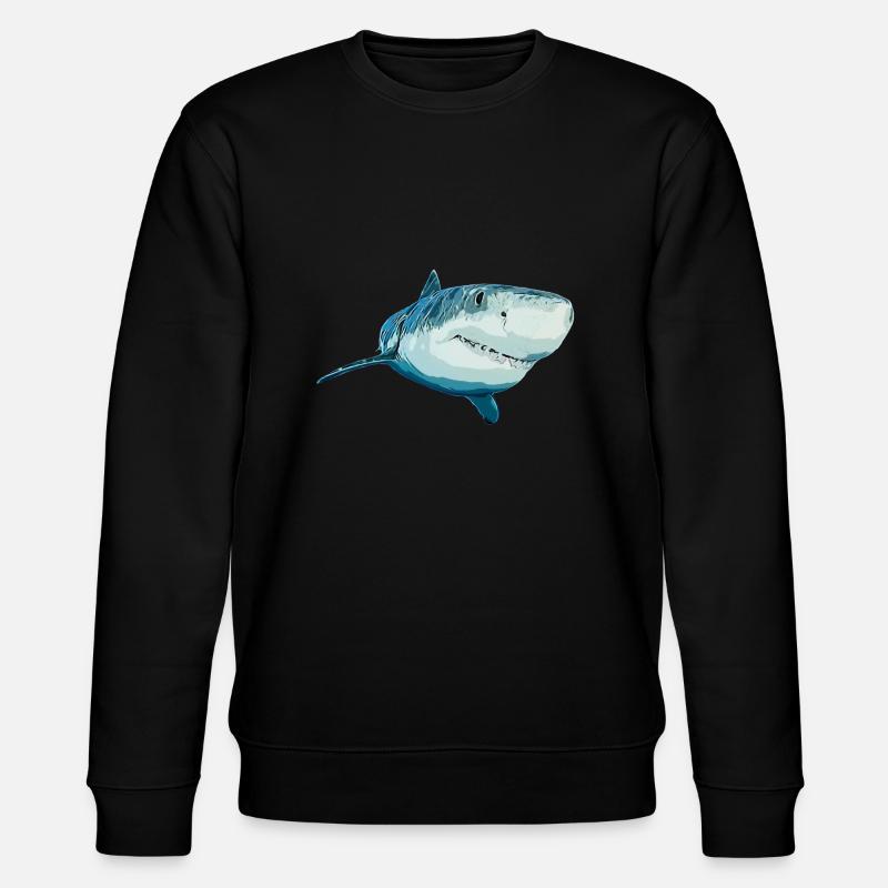 Tiger Shark - Sweat bio CHANGER Stanley/Stella Unisexe - noir