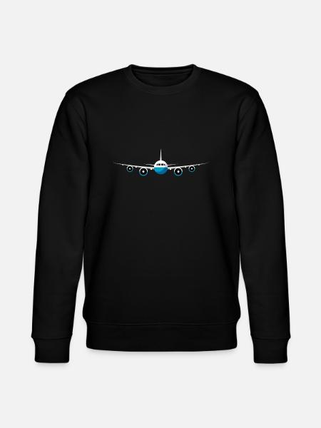 Flugzeug Airline. - Stanley/Stella Unisex Bio-Sweatshirt CHANGER - Schwarz