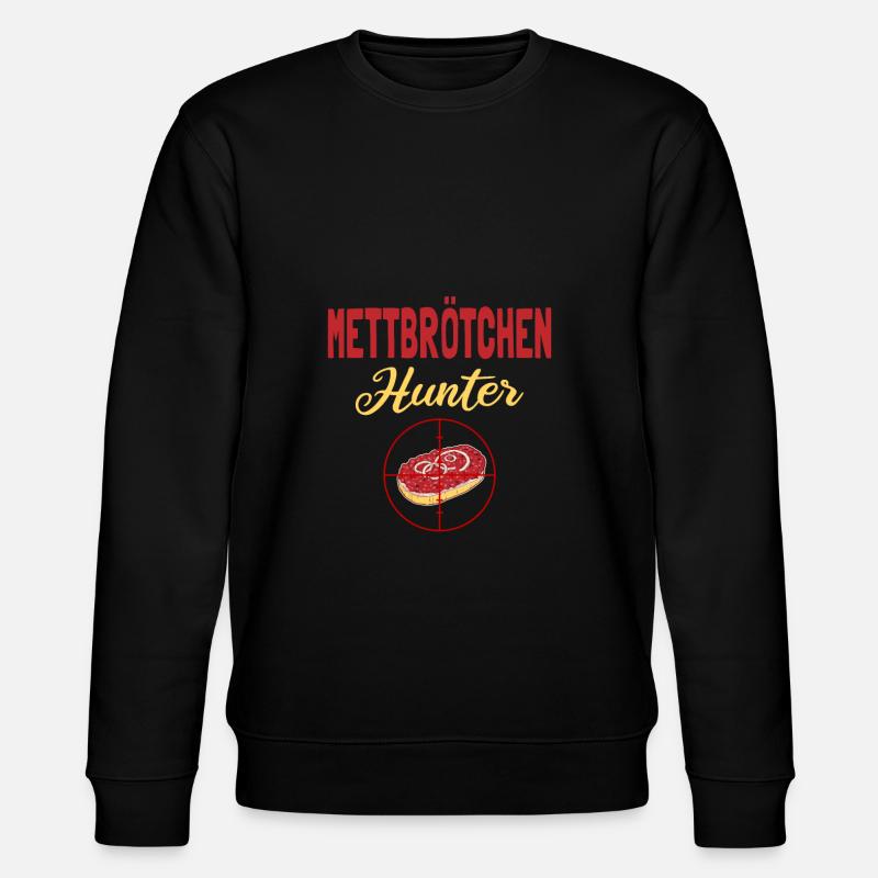 Mettbrötchen Mett Mettigel - Stanley/Stella Unisex Bio-Sweatshirt CHANGER  - Schwarz