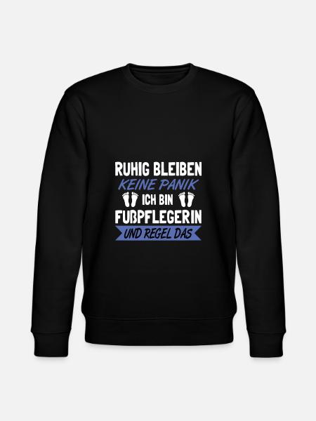 Fußpflegerin Podologin Kosmetikstudio - Stanley/Stella Unisex Bio-Sweatshirt CHANGER - Schwarz