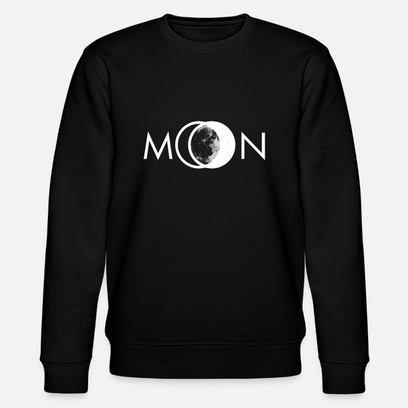 Moon - Stanley/Stella Unisex Bio-Sweatshirt CHANGER  - Schwarz